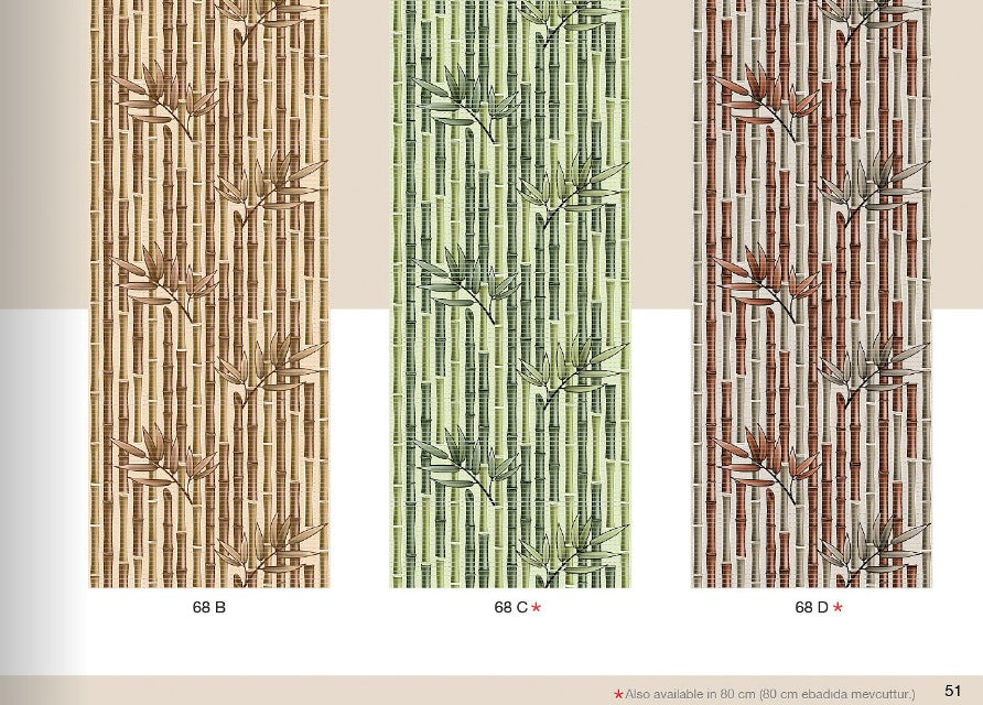 Bambusz mintás Dekomarin Szőnyeg Huzziyas Home